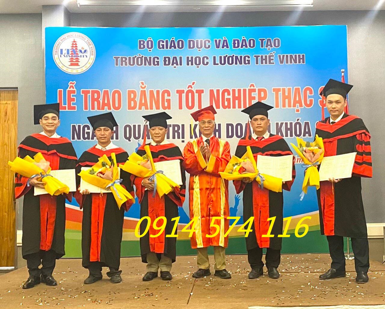 áo tốt nghiệp thạc sĩ 